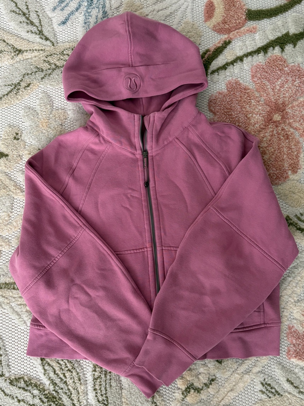 lululemon athletica Women’s Mauve Full-Zip Hoodie Jacket
